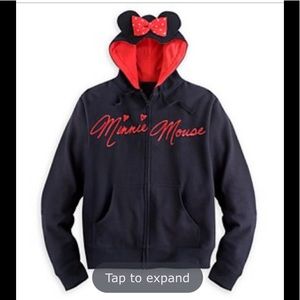 Disney parks Minnie mouse hoodie sweatshirt